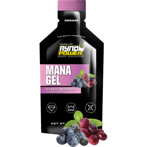 Ryno Power - Ryno Power Mana Performance Gel - Mixed Berries - GEL-CADDY12-BER