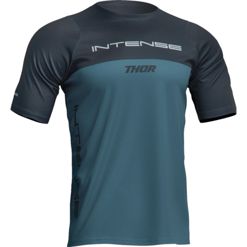 Thor - Thor Intense Censis Short Sleeve Jersey - 5020-0221 - Teal/Midnight - 2XL