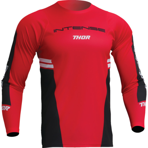 Thor - Thor Intense Berm Long Sleeve Jersey - 5020-0231 - Red/Black - Large