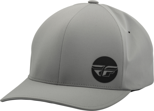 Fly Racing - Fly Racing Fly Delta Hat - 351-0117S - Light Gray/Black - SM-MD