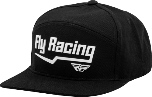 Fly Racing - Fly Racing Fly Flash Hat - 351-0040 - Black/White - OSFM