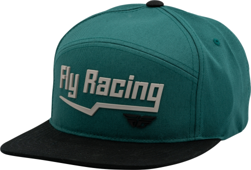 Fly Racing - Fly Racing Fly Flash Hat - 351-0041 - Blue Spruce/Gray - OSFM