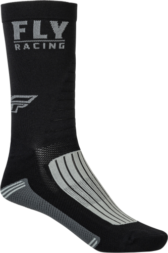 Fly Racing - Fly Racing Fly Factory Roder Socks - 350-0561S - Black/Gray - SM-MD