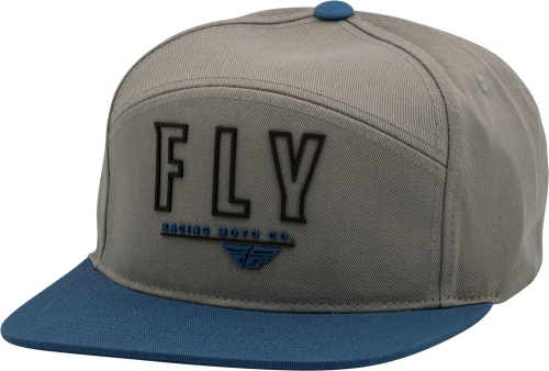 Fly Racing - Fly Racing Fly Skyline Hat - 351-0027 - Light Gray/Blue - OSFM