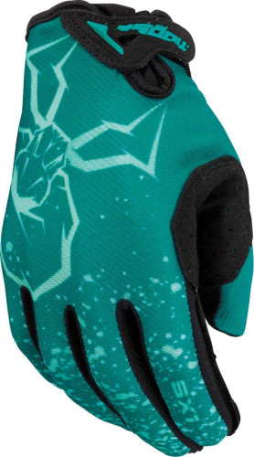 Moose Racing - Moose Racing SX1 Youth Gloves - 3332-1758 - Teal - X-Small