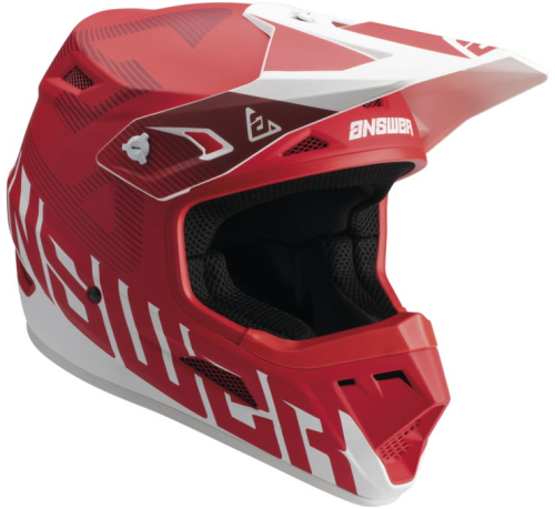 Answer - Answer AR1 Bold Youth Helmet - 447750 - Red/White - Large