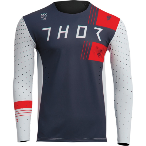 Thor - Thor Prime Strike Jersey - 2910-6934 - Midnight/Red/White - 2XL