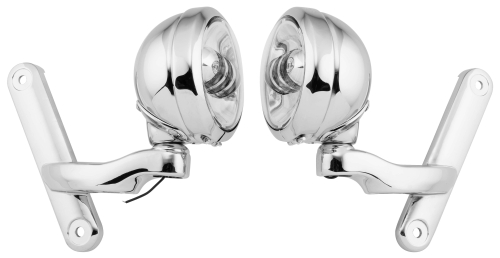 Namz - Namz Passing Lamps with Brackets - Chrome/Chrome - LLC-PLB-CC-E