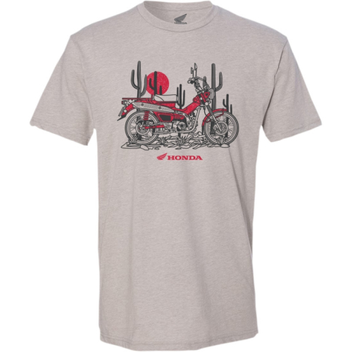 Honda Collection - Honda Collection Honda Trail 125 T-shirt - NP21S-M2469-XL - Red/Black/Gray - X-Large