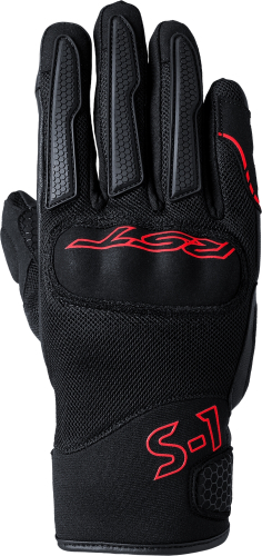 RST - RST S-1 Mesh Gloves - 103182RED-12 - Black/Red - 12