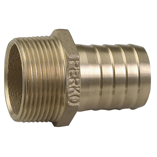 Perko - Perko 1" Pipe To Hose Adapter Straight Bronze MADE IN THE USA