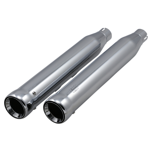 Cobra - Cobra Neighbor Haters Slip-On Mufflers - Chrome - 6042