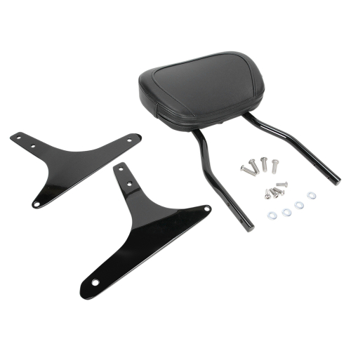 Cobra - Cobra Short Round Sissy Bar - Black Powder-Coated - 602-1251B