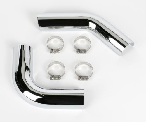 Bassani Manufacturing - Bassani Manufacturing Chrome Heat Shields for Pro-Street Systems - HS-DNG-3215F