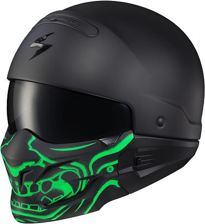 Scorpion - Scorpion Face Mask for Covert Helmets - Samauri Green - 52-546-23