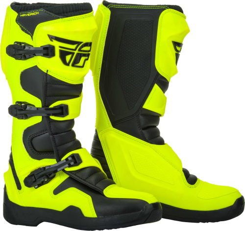 Fly Racing - Fly Racing Maverik Boots - 364-67714 - Hi-Vis/Black - 14