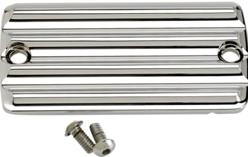 Joker Machine - Joker Machine Front Master Cylinder Cover - Finned - Chrome - 921115-3