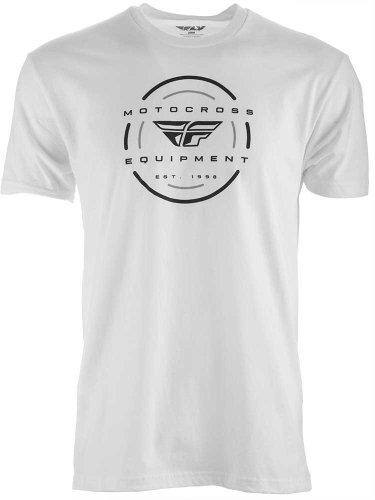 Fly Racing - Fly Racing Helix T-Shirt  - 352-1064M - White - Medium