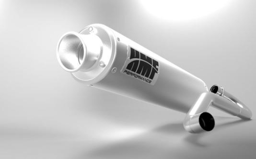 HMF Engineering - HMF Engineering Performance Series Full System Exhaust - Side Mount - Brushed - Turn Down Brushed - 026484606071