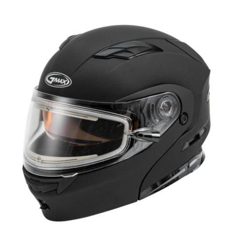 G-Max - G-Max MD-01S Electric Shield Helmet - G4010073 ELEC - Matte Black - X-Small