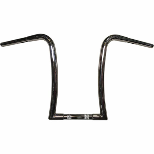 Nash Motorcycle Company - Nash Motorcycle Company 1-1/4in. Pudgy Gimp Hanger Handlebar - 12in. End Rise - Black - 12PBDKT