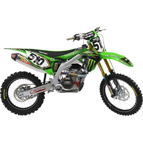 N-Style - N-Style Team Green Impact Graphic Kit - TS40-3803