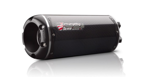 Two Brothers Racing - Two Brothers Racing M-2 Silver Series Slip-On - Carbon Fiber - 005-2410405V-S