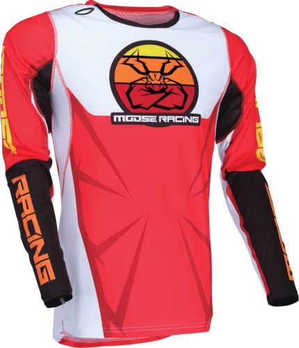 Moose Racing - Moose Racing Agroid Jersey - 2910-7916 - Red/Black/White - 3XL