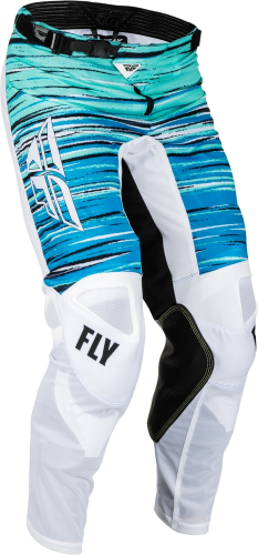 Fly Racing - Fly Racing Kinetic Mesh Pants - 376-32728 - White/Blue/Mint - 28