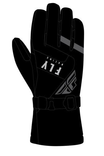 Fly Racing - Fly Racing Highland Gloves - 363-3950S - Black - Small