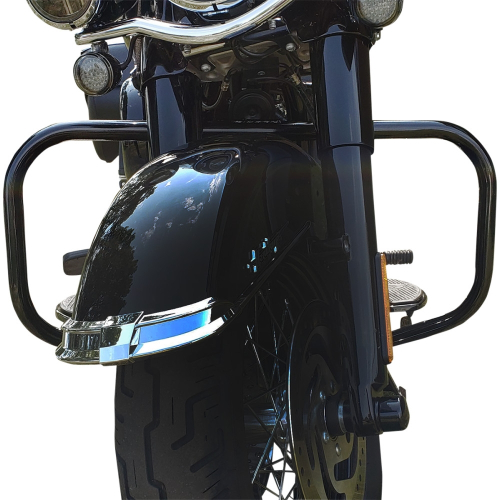 Jardine - Jardine Front Highway Bars - Gloss Black - 10-5021-01B
