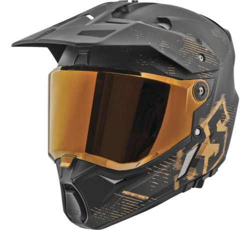 Speed & Strength - Speed & Strength SS2600 Fame and Fortune Helmet - TR-126-046 - Black/Gold - Large