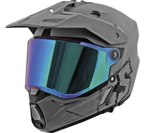 Speed & Strength - Speed & Strength SS2600 Fame and Fortune Helmet - TR-126-055 - Gray/Black - Large