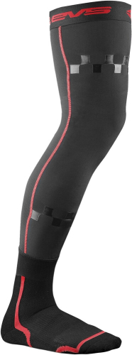 EVS - EVS Fusion Socks - FSN-R/BK-L/XL - Black/Red - Lg-XL