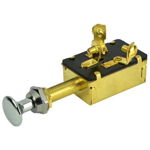 BEP Marine - BEP 3-Position SPDT Push-Pull Switch - OFF/ON1/ON1 &amp; 2