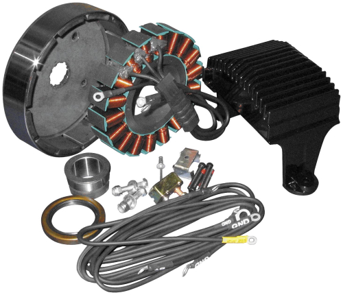 Cycle Electric - Cycle Electric 80 Series 50 AMP 3-Phase Alternator Kit - CE-84T-06