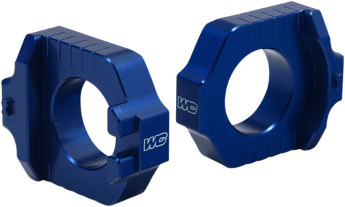 Works Connection - Works Connection Elite Axle Blocks - Blue - 17-265