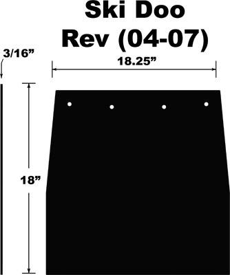 Proven Design Products - Proven Design Products Snow Flap - SF047SDPB