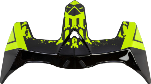 Fly Racing - Fly Racing Rear Spoiler for Revolt Helmets - Hi-Viz/Black - 73-88450