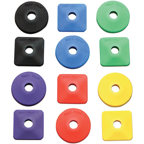 Fast-Trac - Fast-Trac Air Lite Square Backer Plates - Yellow - 5/16in. Thread (96pk.) - 207SY-96