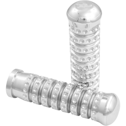 Kens Factory - Kens Factory Ribbed Grips - Polished - 1-027