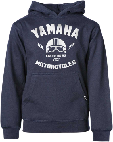 Factory Effex - Factory Effex Yamaha Helmet Youth Hoodie - 23-88224 - Navy - Large