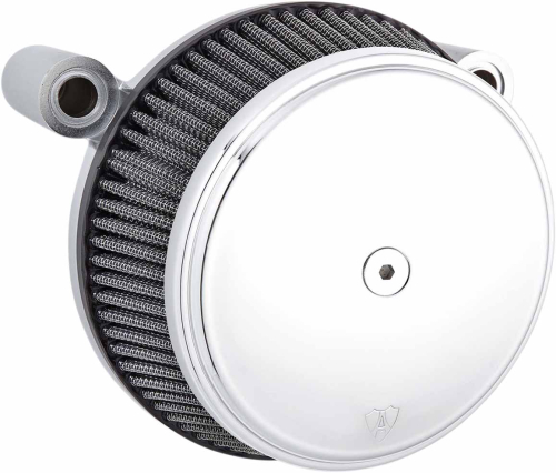 Arlen Ness - Arlen Ness Big Sucker Stage I Air Filter Kit with Cover and Stainless Steel Jacketed Filter - Chrome - 50-330