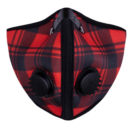 RZ Mask - RZ Mask M2 Nylon Mask - MK-DC39:25424 - Red Plaid - X-Large