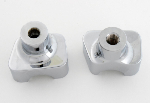 Wild 1 - Wild 1 2in Metric Conversion Risers - Chrome - WO525M