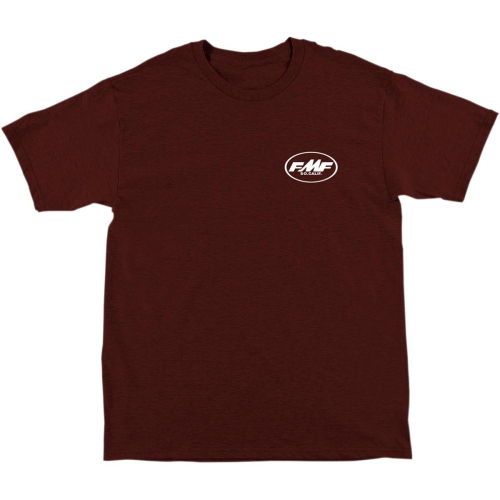 FMF Racing - FMF Racing Mellow Heather T-Shirt - SP9118901DRHXL - Dark Red - X-Large