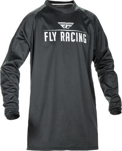 Fly Racing - Fly Racing Windproof Technical Jersey - 370-800X - Black - X-Large