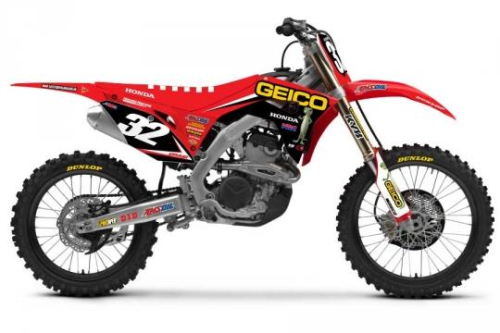 DCOR - DCOR Geico Honda Complete Graphics Kit - 20-10-729