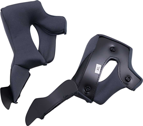 Z1R - Z1R Cheek Pads for Warrant Helmets - XL (50mm) - Black - 0134-2687