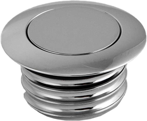HardDrive - HardDrive Pop-up Screw in Smooth Vented Gas Cap - Chrome - 03-0328-A